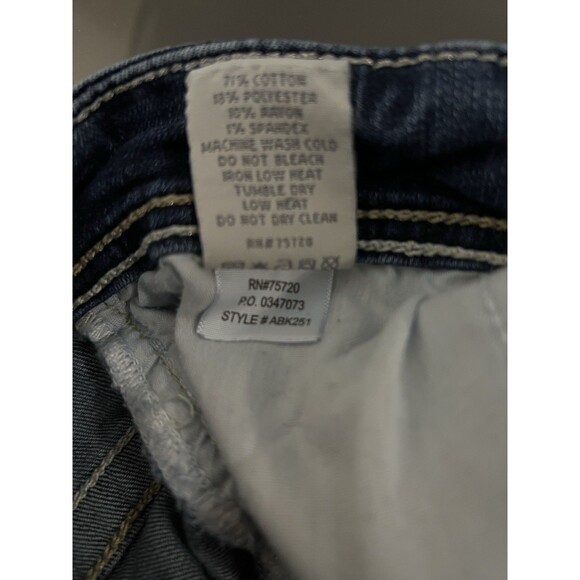 BKE Payton Jeans Womens 27L (27 x 33.5) Blue Bootcut Stretch Denim - Picture 8 of 9